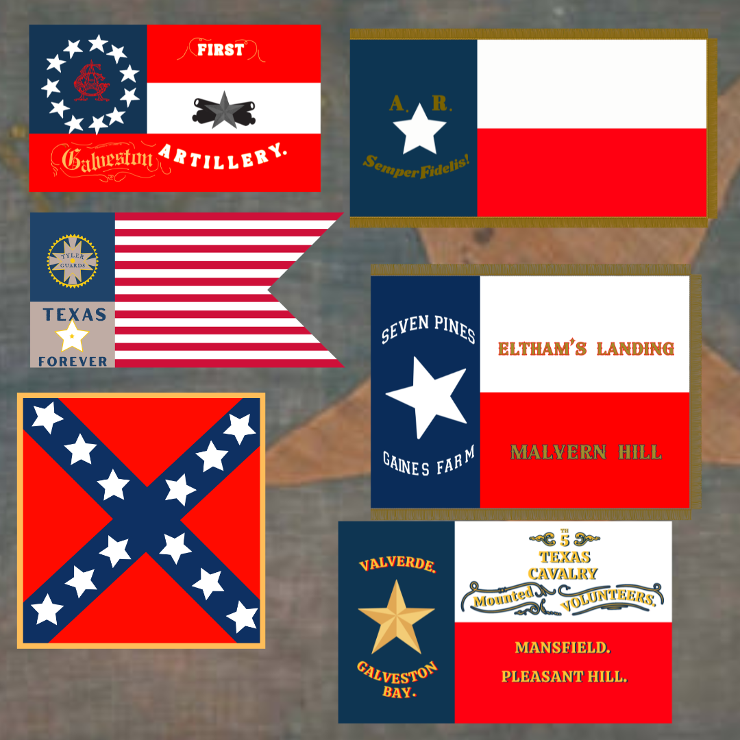 Texas Flag Sticker Set