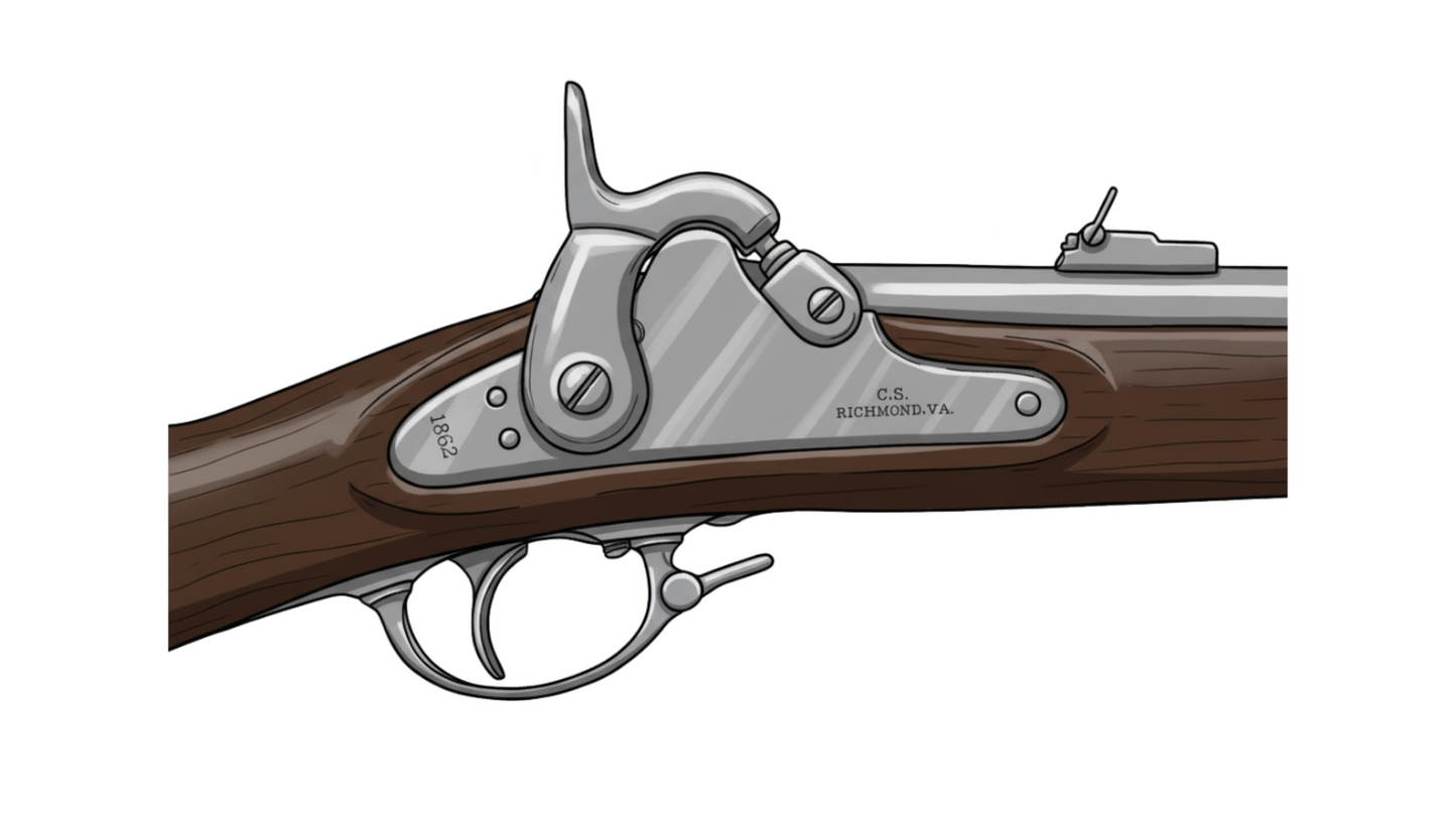Richmond Arsenal Musket and Arsenal Packet Stickers/Magnets