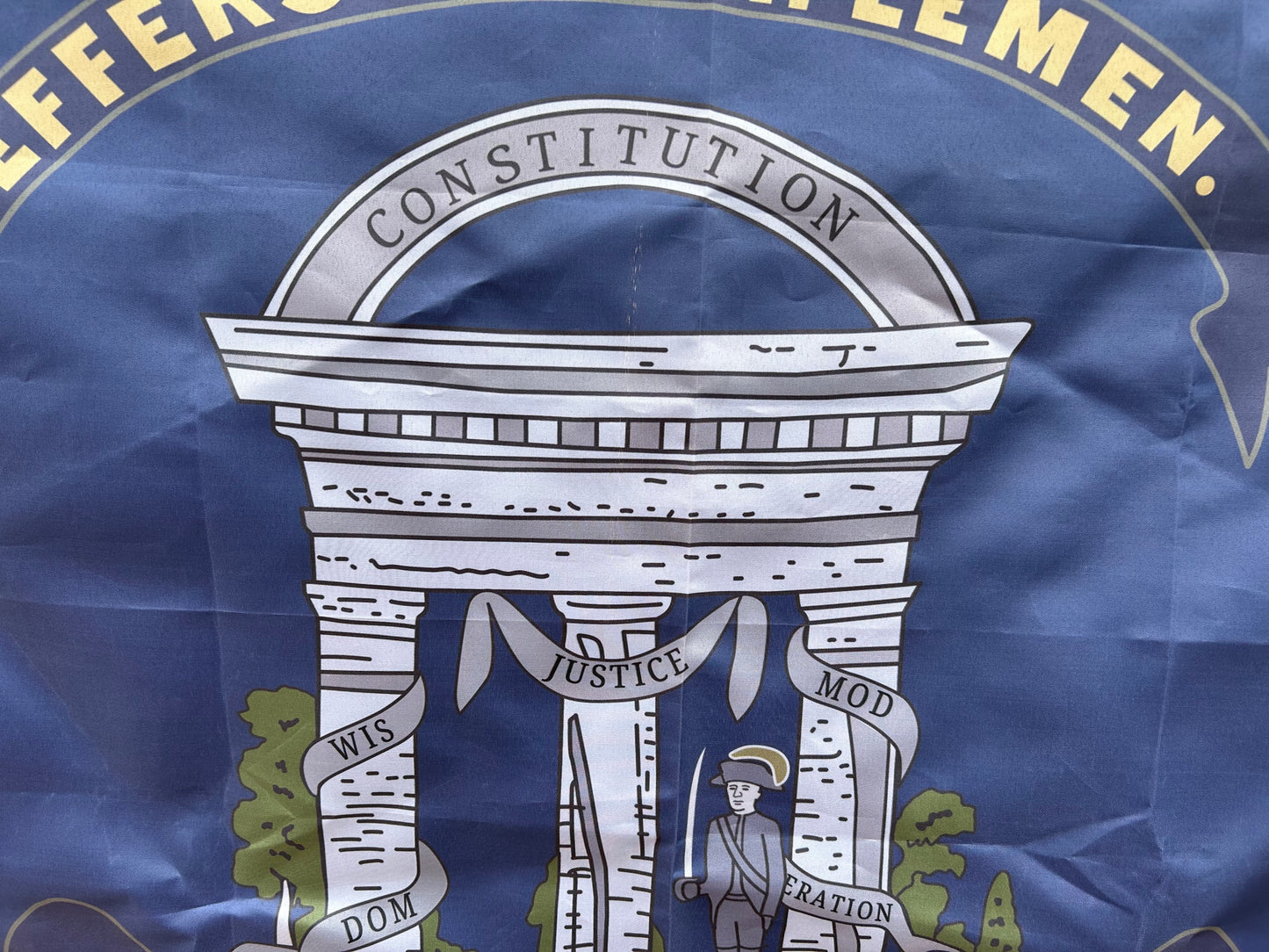 Jefferson Riflemen Militia Flag