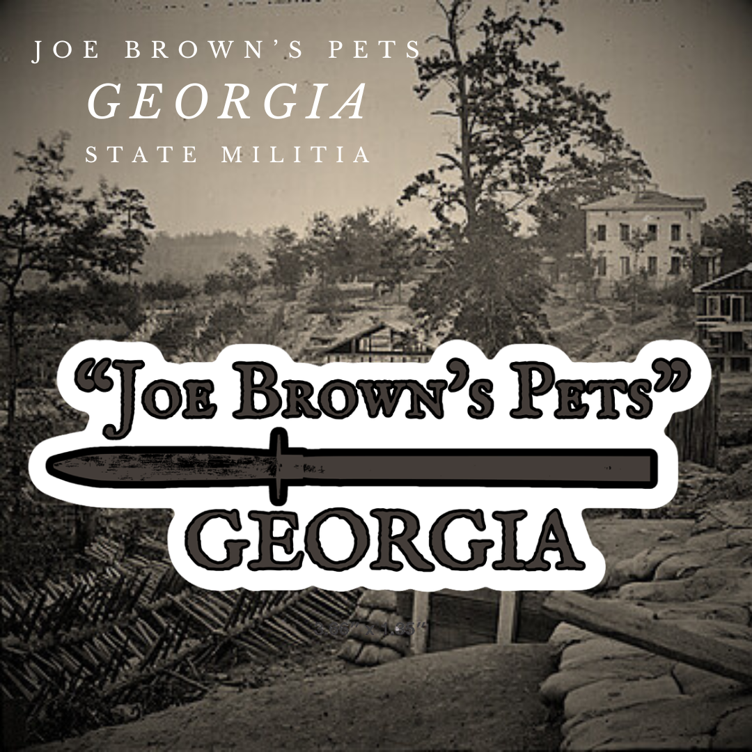 "Joe Brown's Pets" Georgia State Militia Stickers