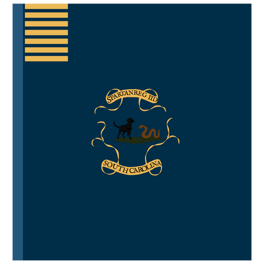 2nd Spartan Militia Regiment - South Carolina Flag Stickers/Magnet