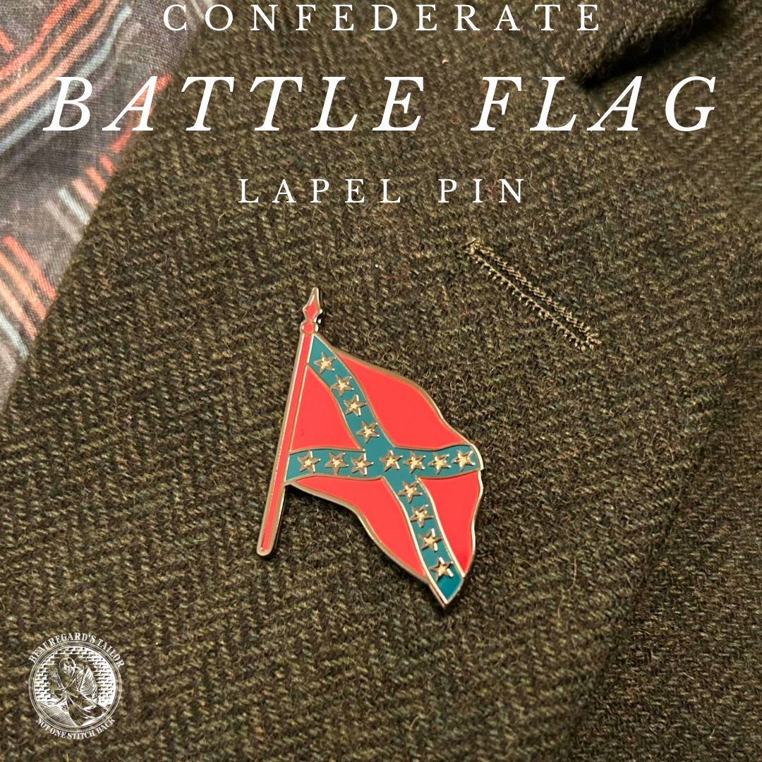 Battle Flag Lapel Pin