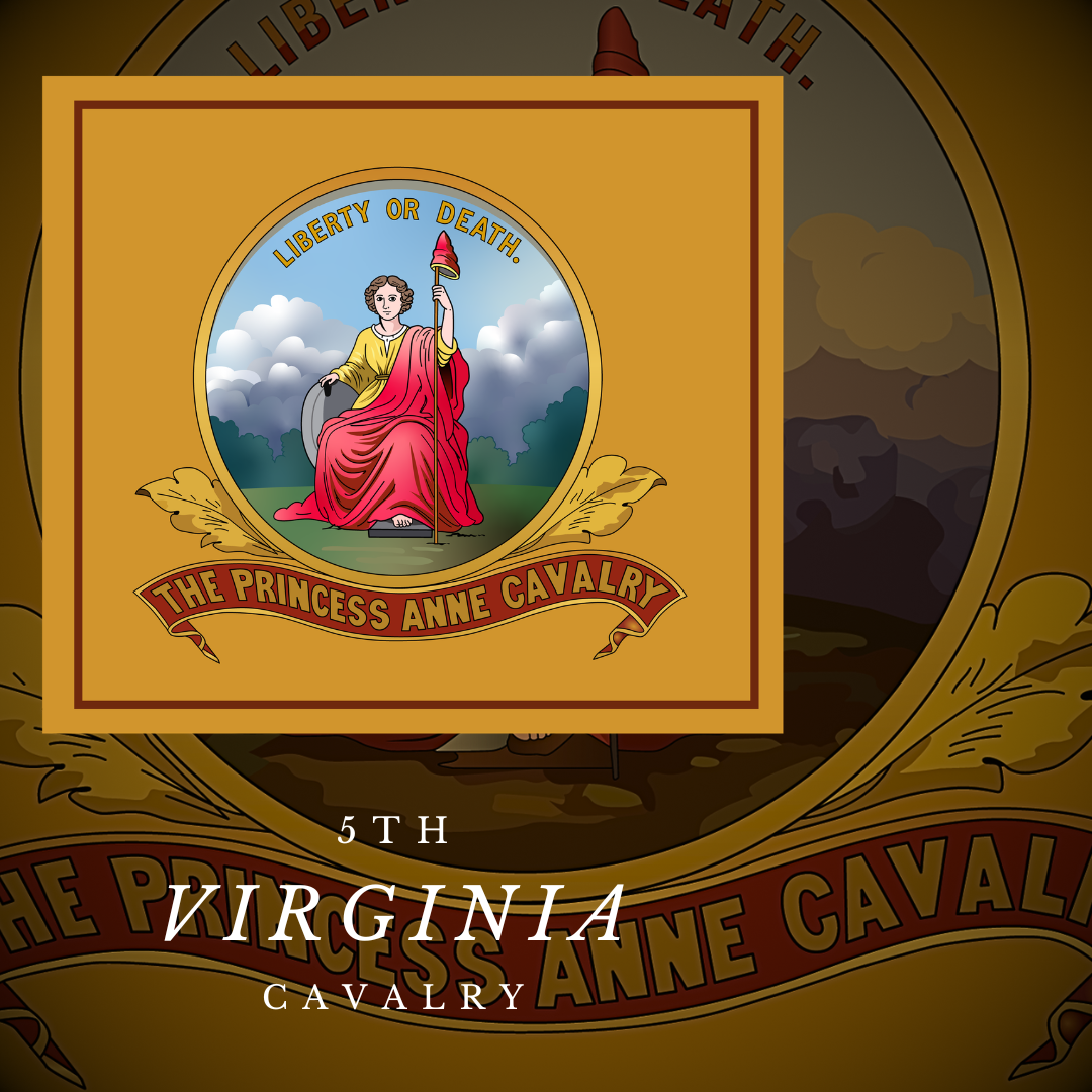 5th Virginia Cavalry Flag Stickers/Magnet