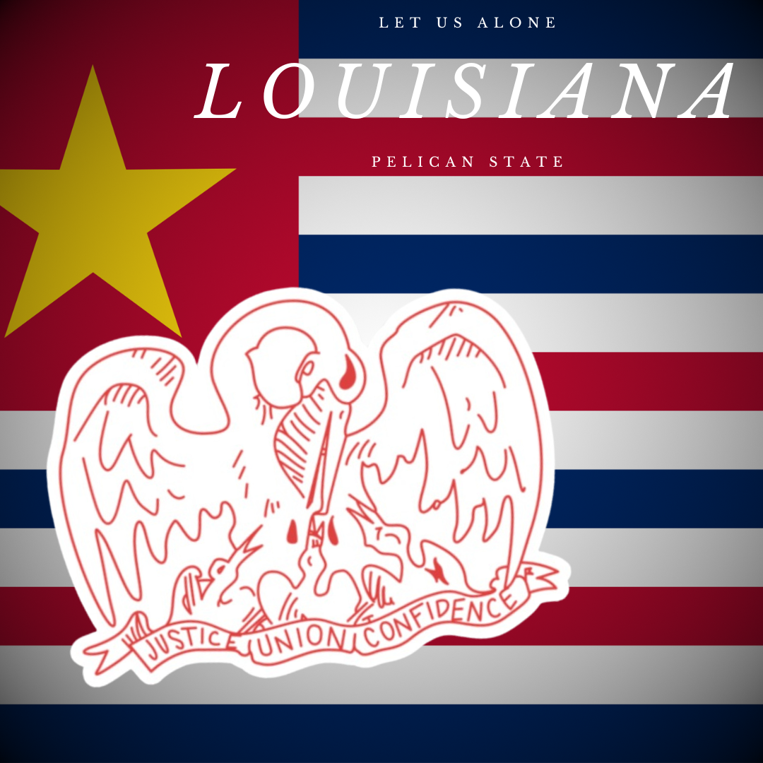 Louisiana Pelican Stickers/Magnets