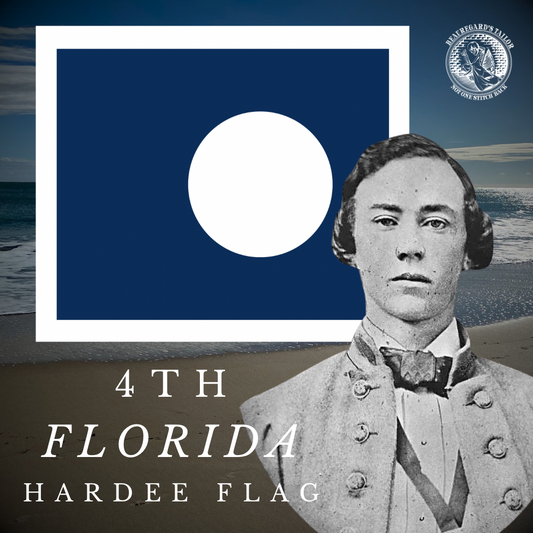 4th Florida Infantry Hardee's Corps Flag Stickers/Magnets