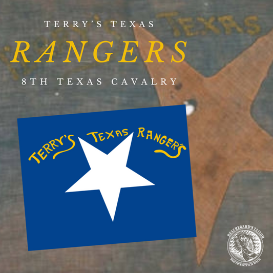 Terry's Texas Rangers -  Flag Stickers/Magnets