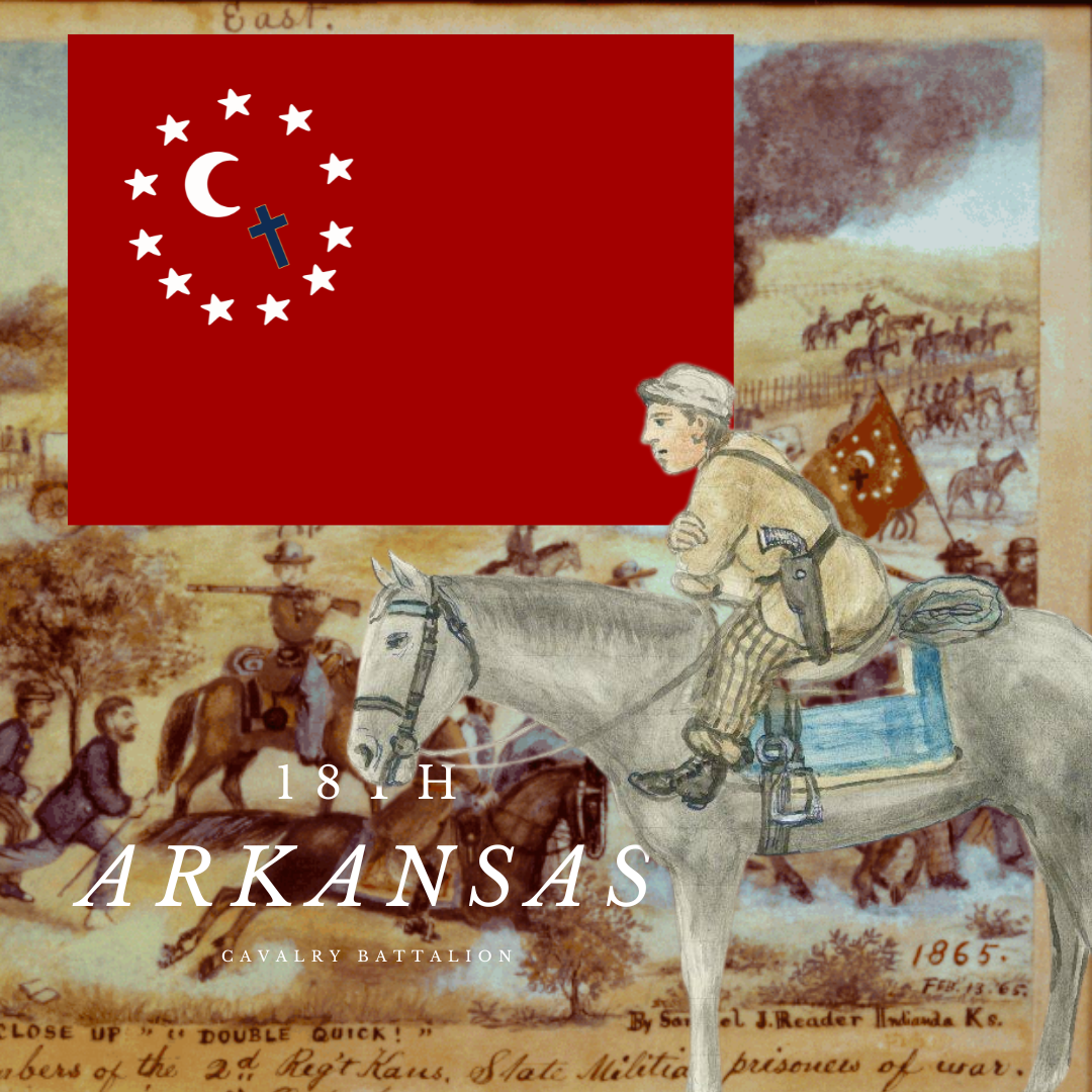 18th Arkansas Cavalry Battalion House Flag