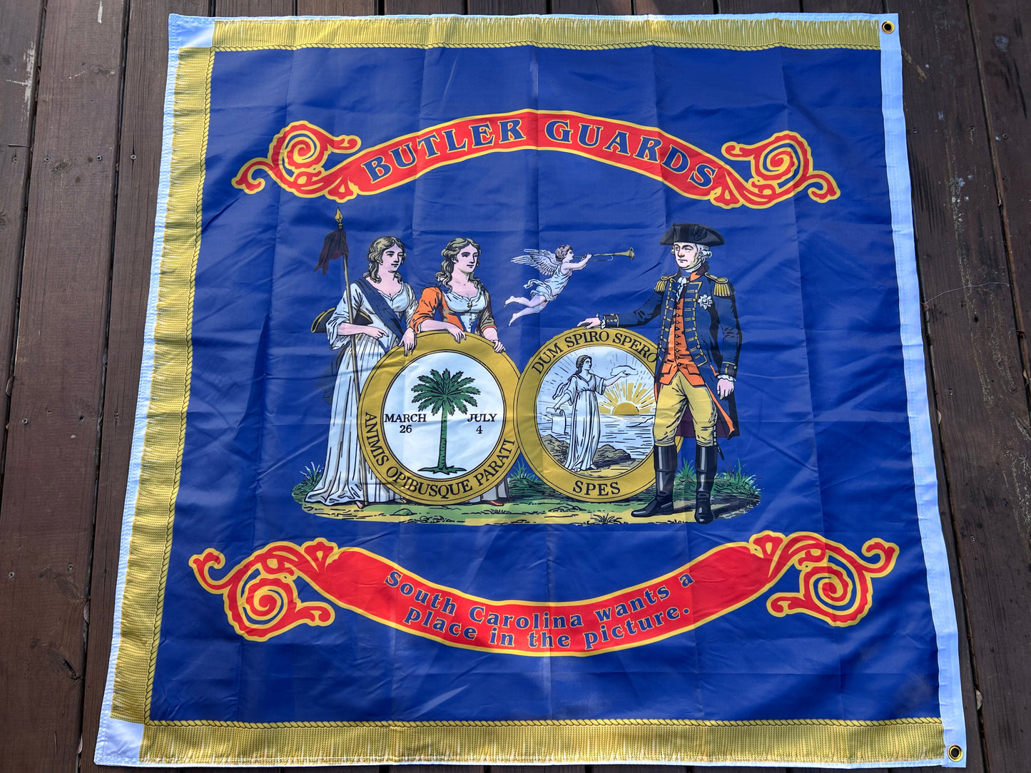 "We offer peace" - Butler Guards - 4th South Carolina Flag