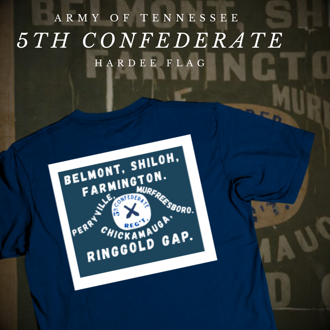5th Confederate Hardee Flag T-Shirt