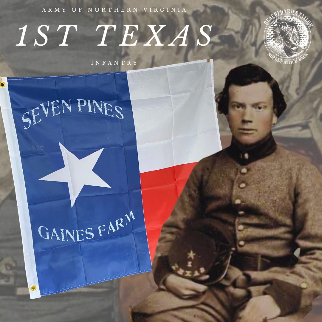 1st Texas Infantry House Flag – Beauregard's Tailor