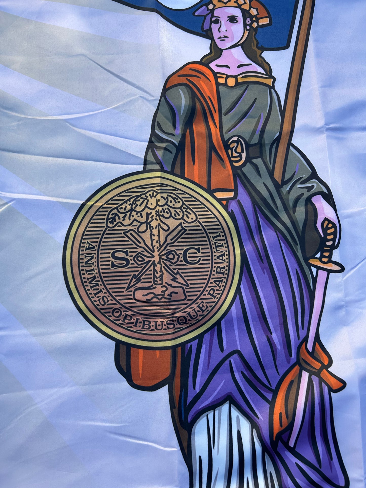 "Lawson's Fork Volunteers" 5th South Carolina Flag