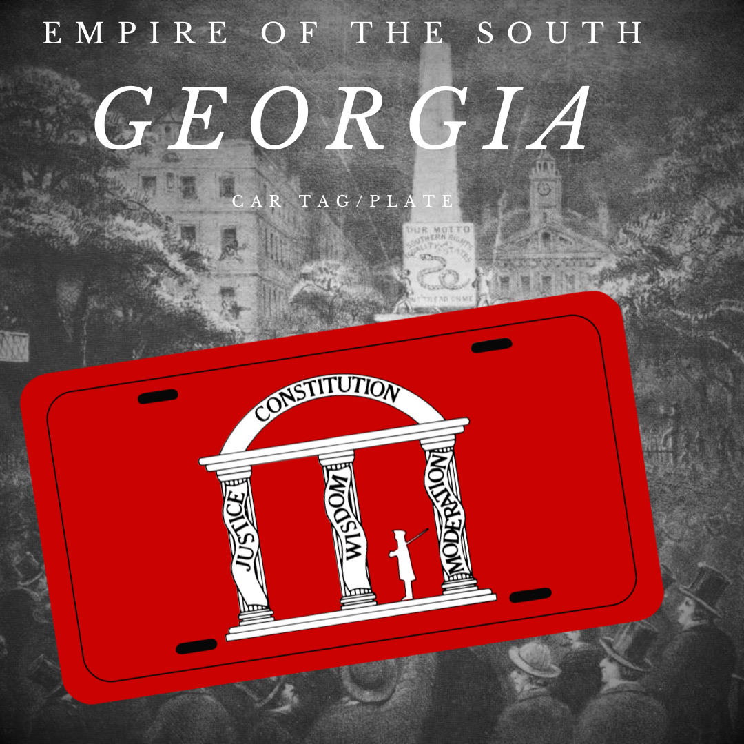 Georgia State Seal Car Tag/Plate