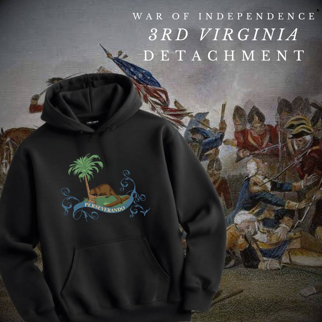 "3rd Virginia Detachment" Flag  Hoodie