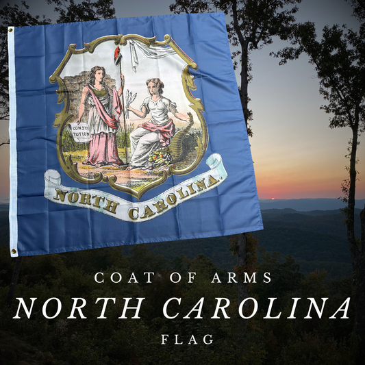 North Carolina Coat of Arms Flag
