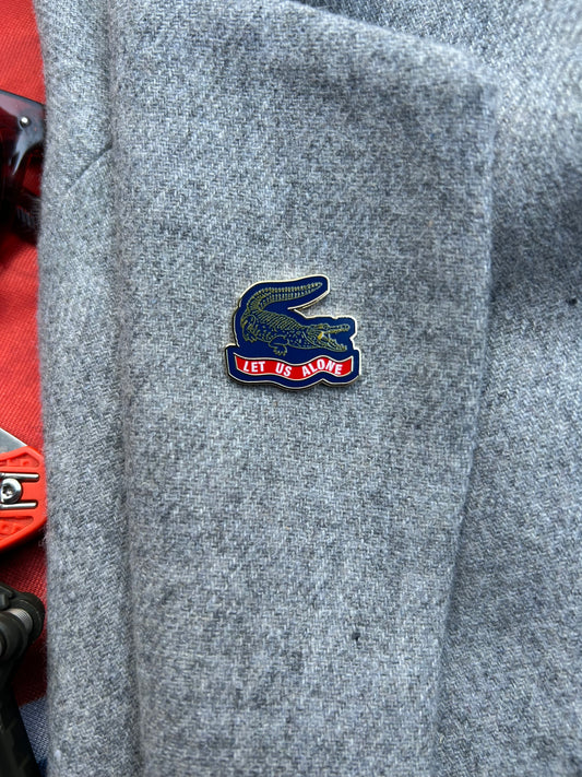 "Let Us Alone" Florida Lapel Pin