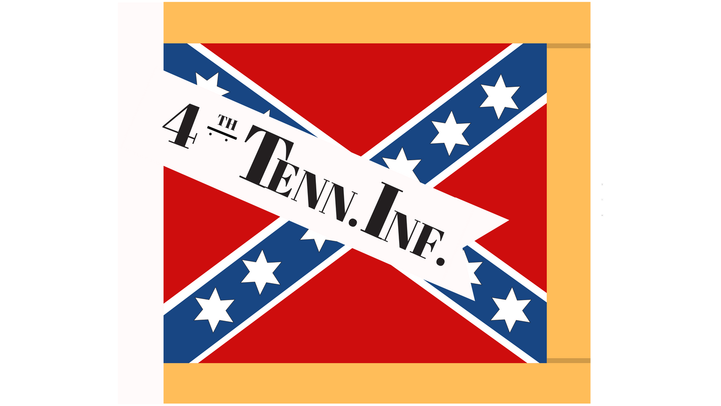 4th Tennessee Infantry House Flag