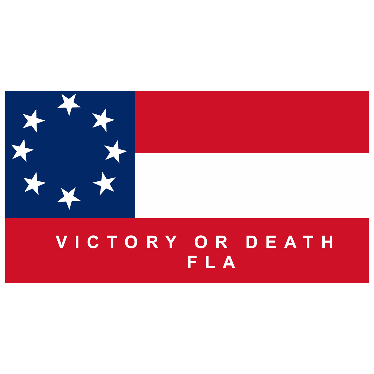 2nd Florida Infantry Flag Stickers/Magnet
