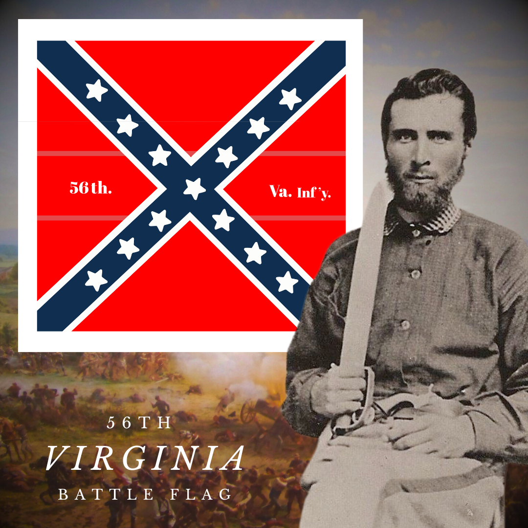 56th Virginia Infantry Flag Stickers/Magnet – Beauregard's Tailor