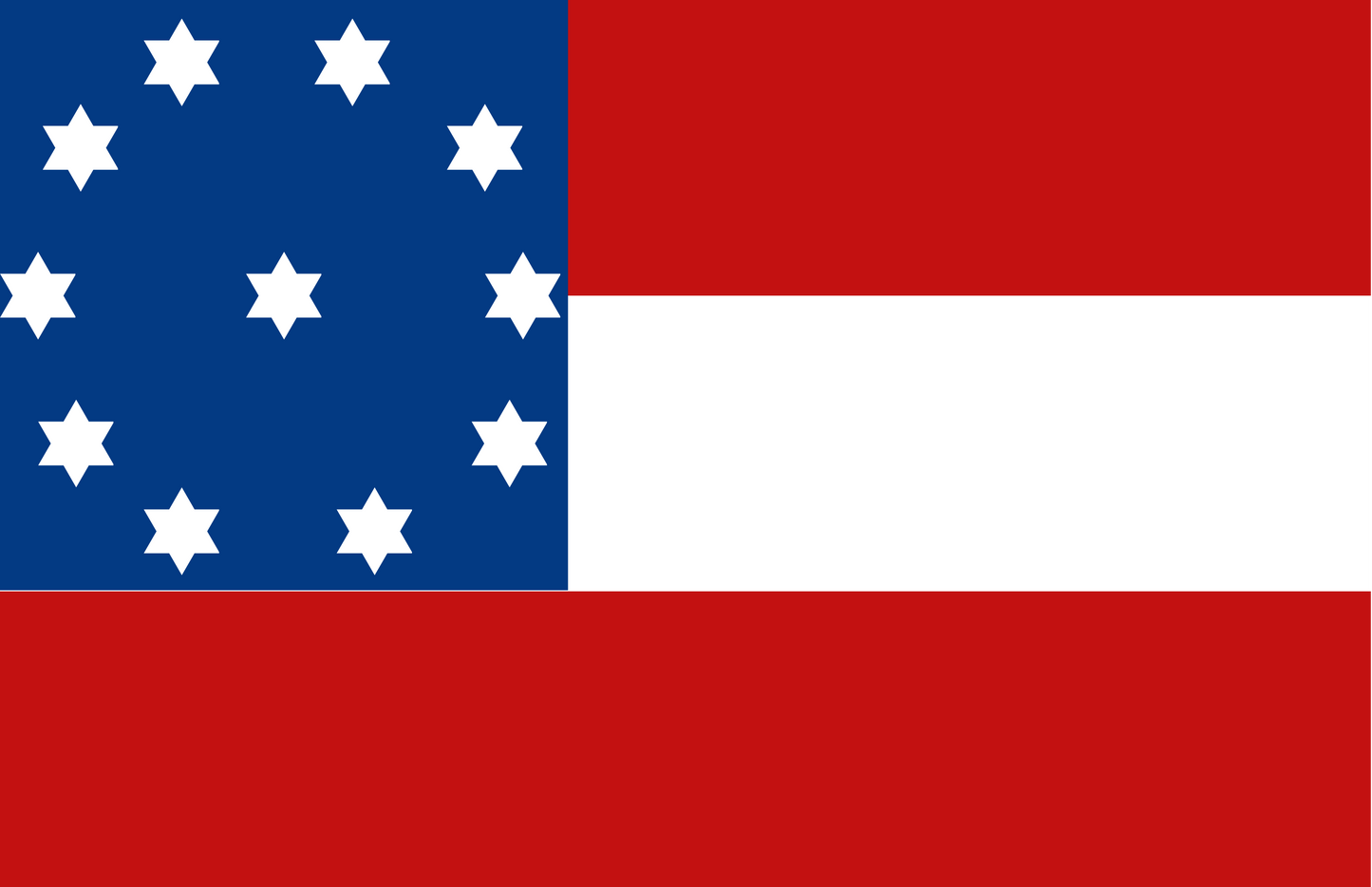 2nd Georgia Infantry Flag Stickers/Magnet