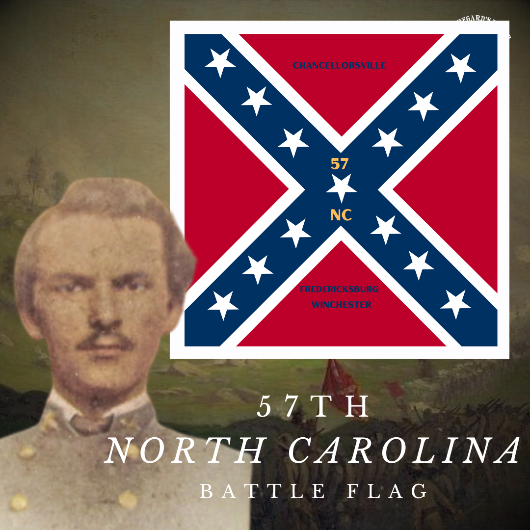 57th North Carolina Troops House Flag