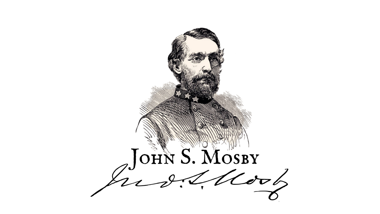 "Gray Ghost" - John S. Mosby Stickers