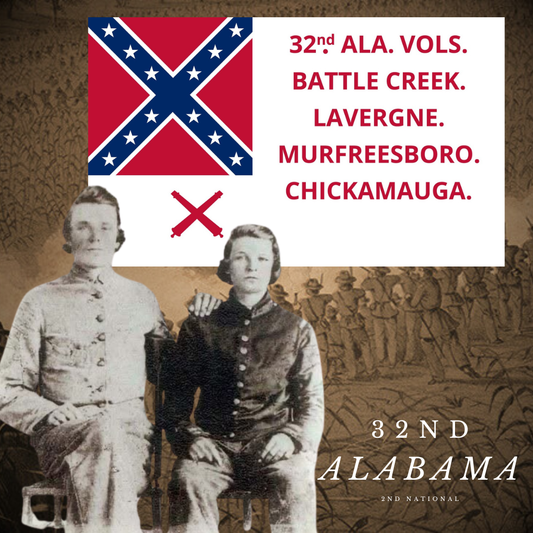 32nd Alabama Regimental Colors Stickers