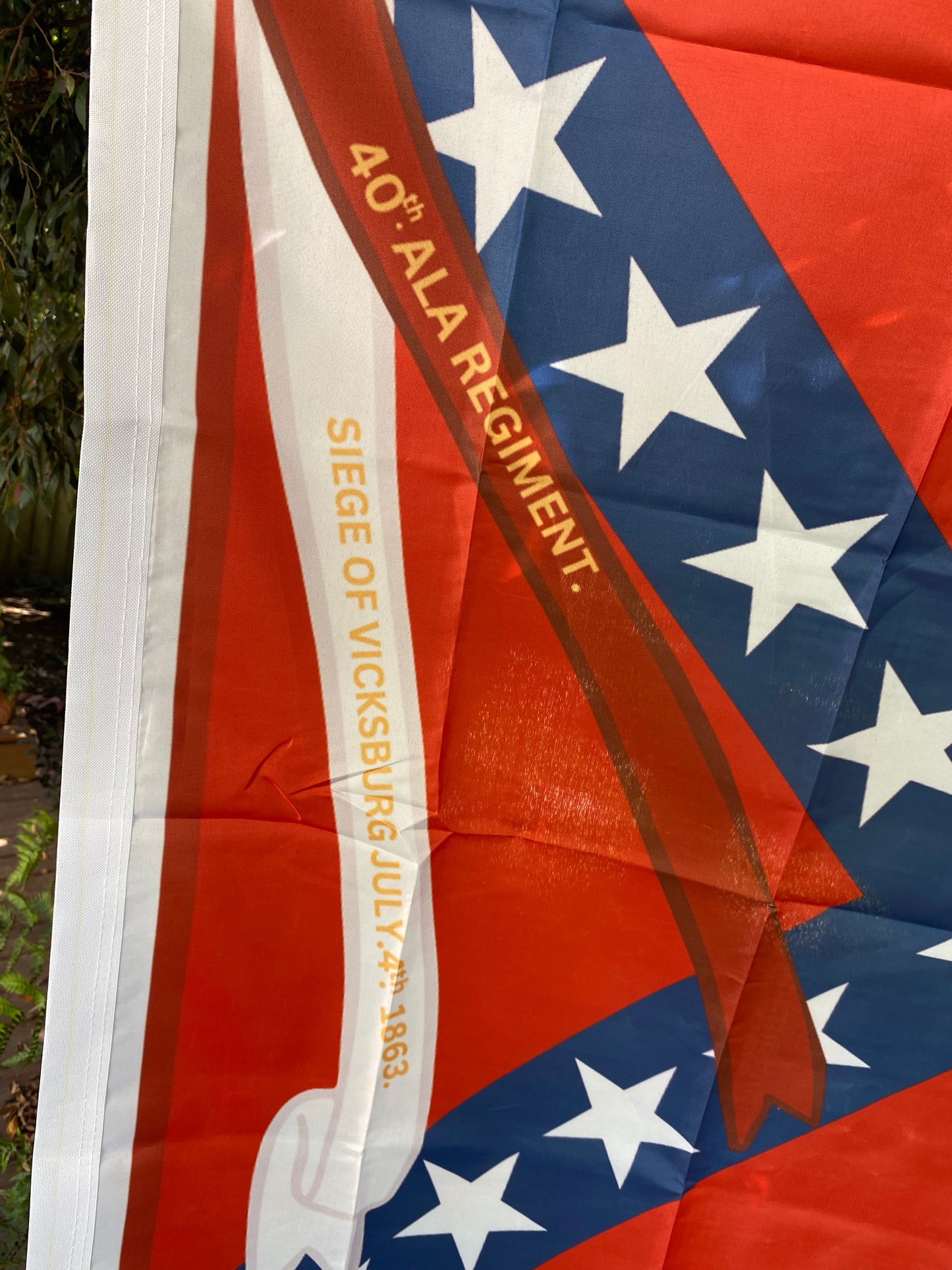 40th Alabama Infantry House Flag