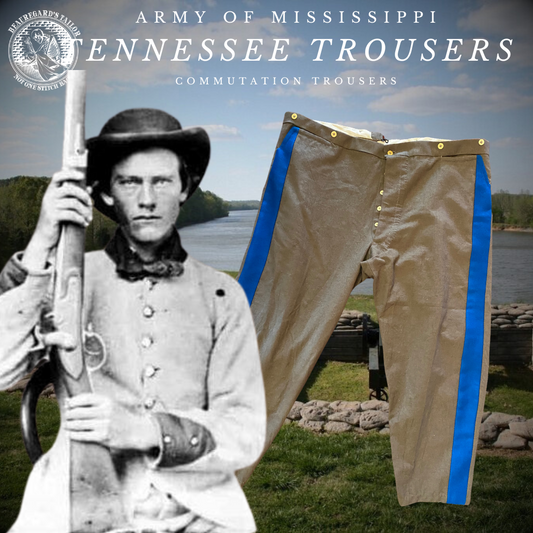 In-Stock Size 54/30 Tennessee Trousers 1861-1862