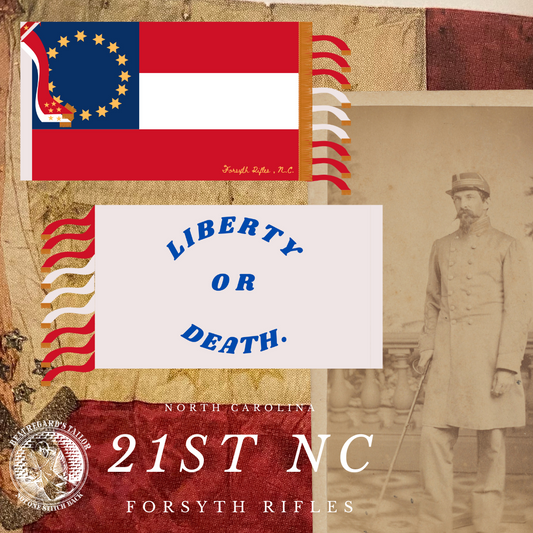 21st North Carolina 1st National House Flag