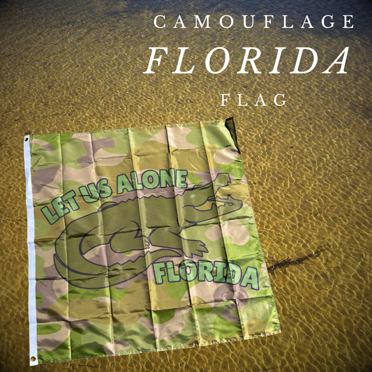 "Let us alone"Camouflage Flag