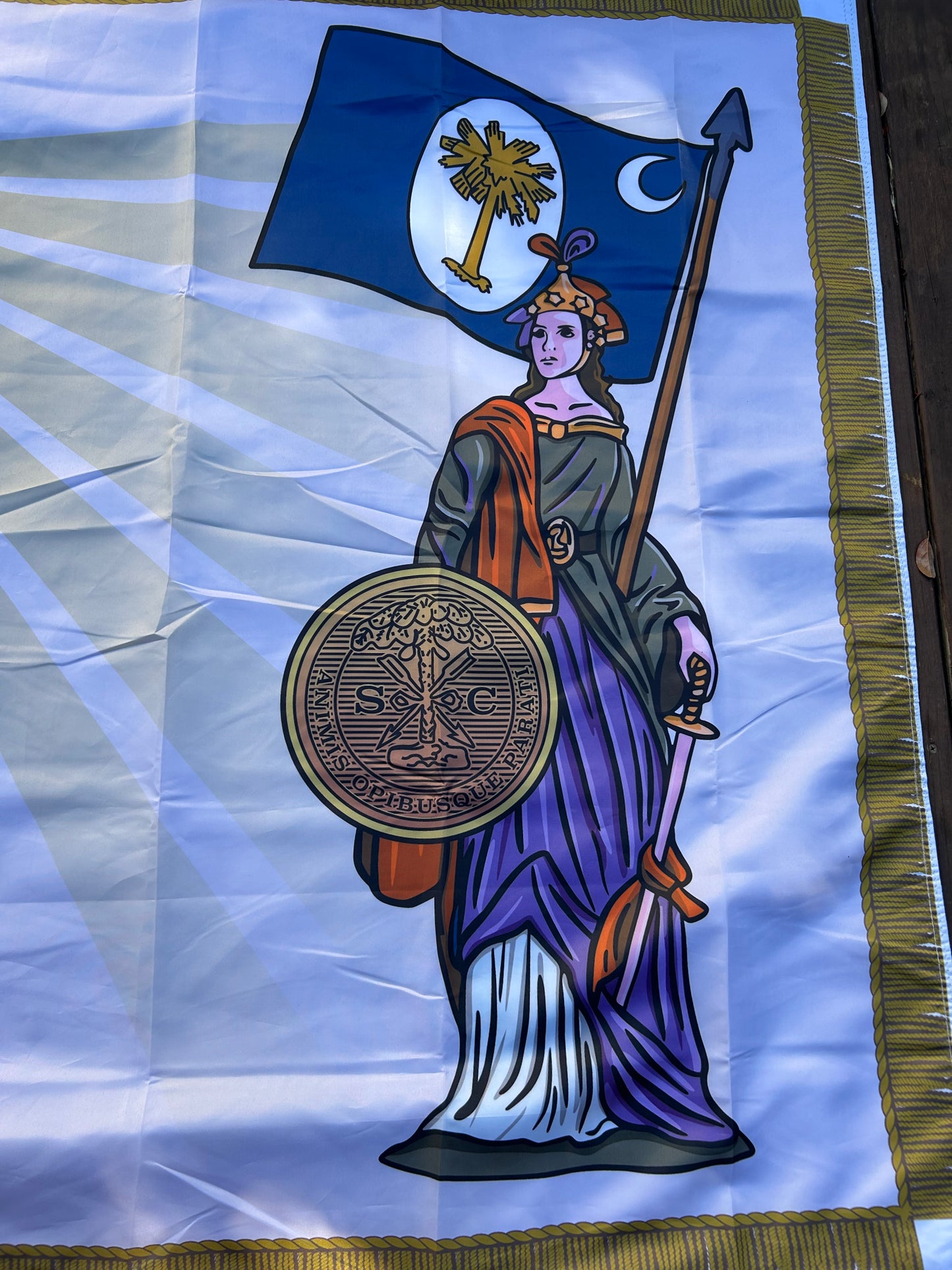 "Lawson's Fork Volunteers" 5th South Carolina Flag