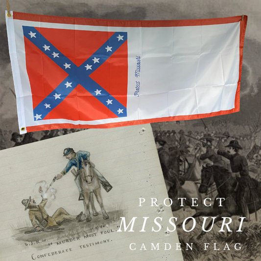 "Protect Missouri" Camden Point, Missouri "2nd National" House Flag