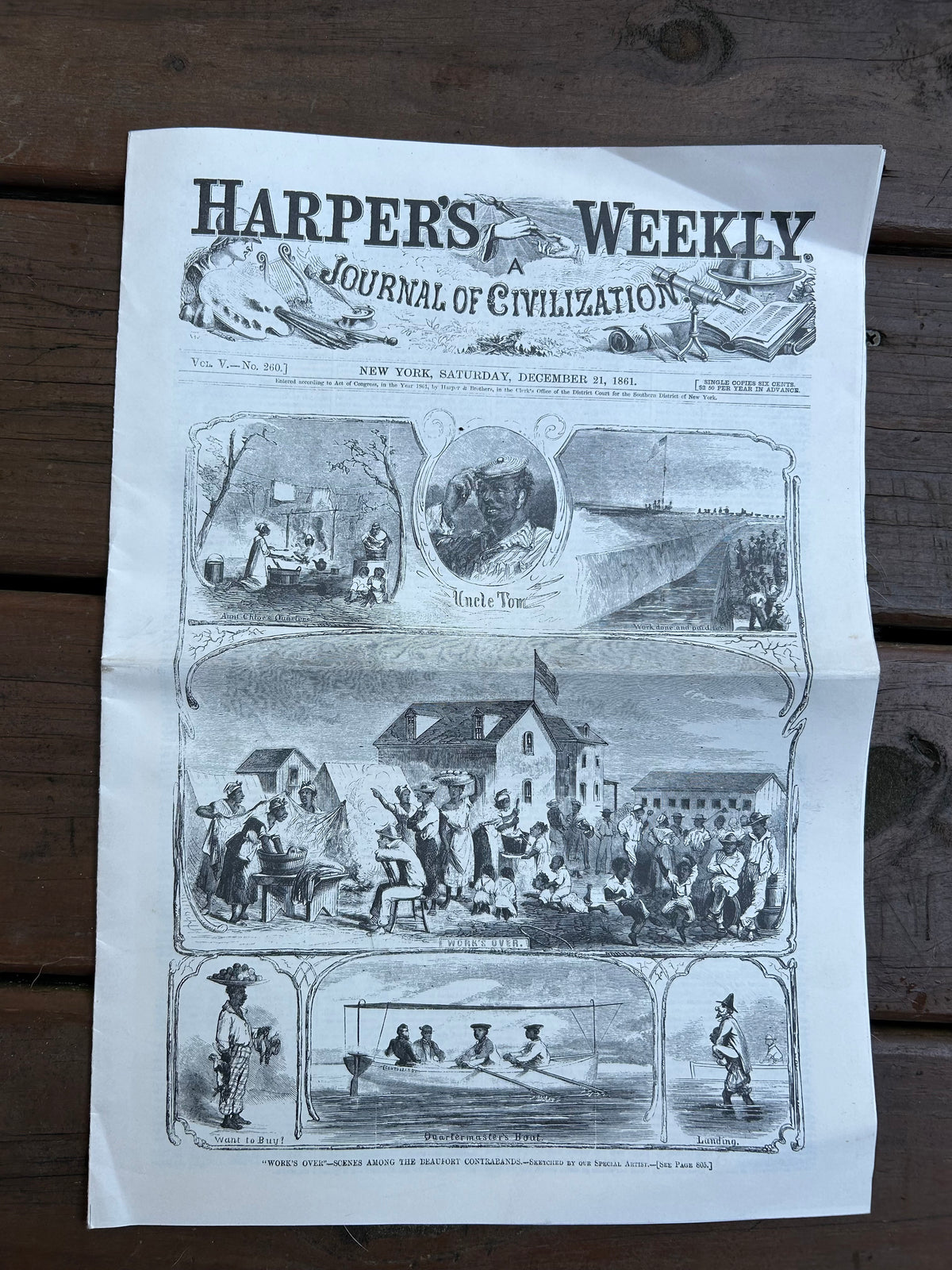 Reproduction Newspapers  (North and South)