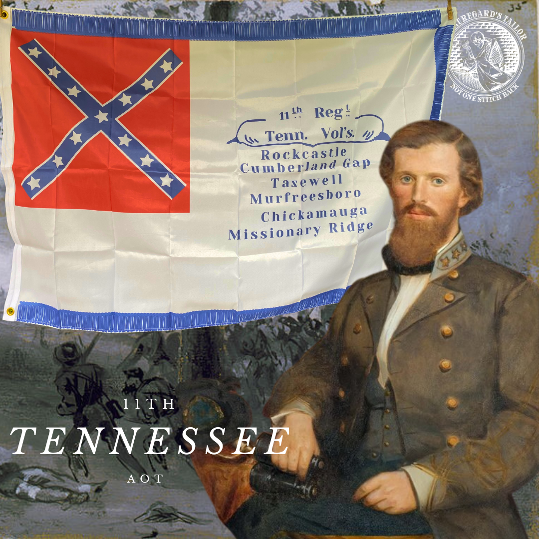 11th Tennessee Infantry 2nd National House Flag