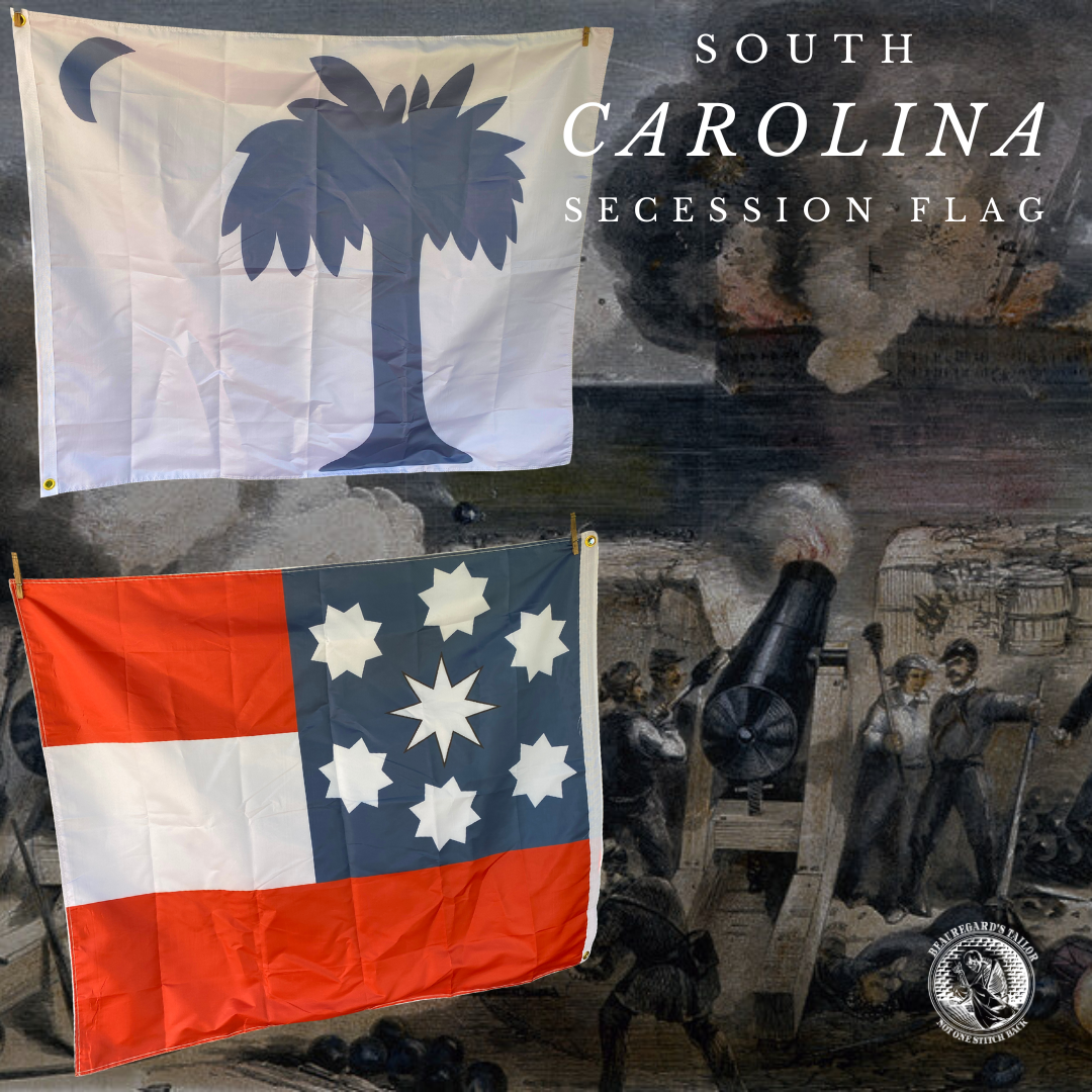 South Carolina Secession/1st National Flag House Flag