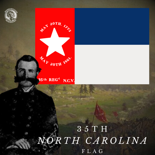 35th North Carolina State Flag Stickers/Magnets