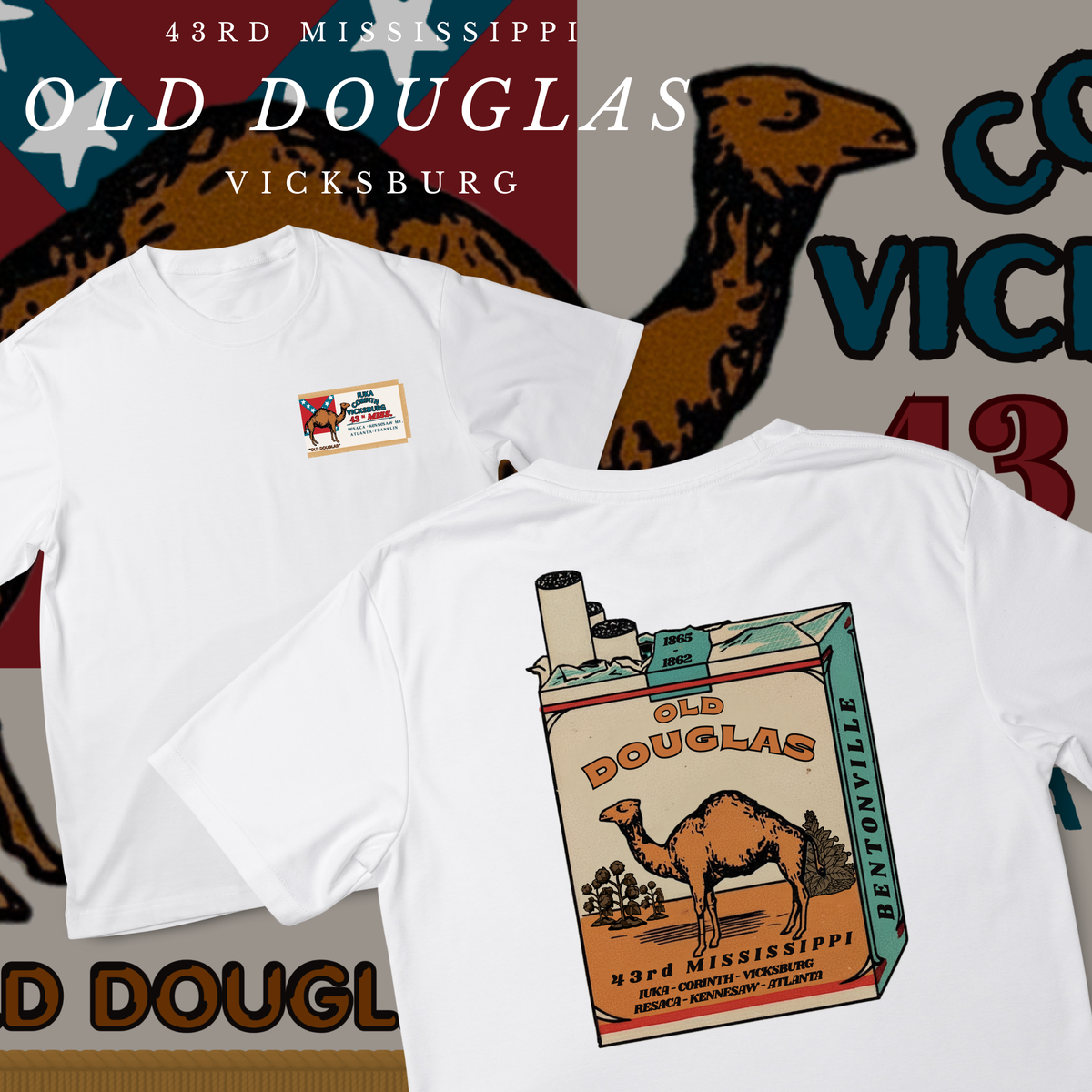 "Old Douglas" The Camel - 43rd Mississippi Shirt