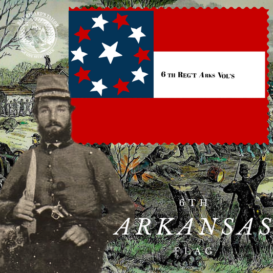 6th Arkansas 1st National House Flag