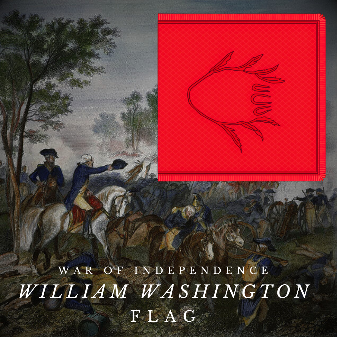 William Washington Flag - "Eutaw Banner" Sticker/Magnet