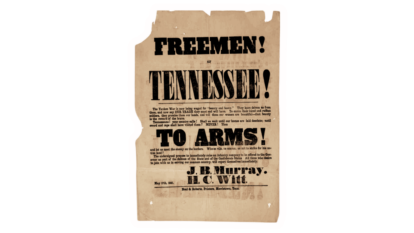 Freemen of Tennessee! - Recruitment Poster Stickers/Magnet