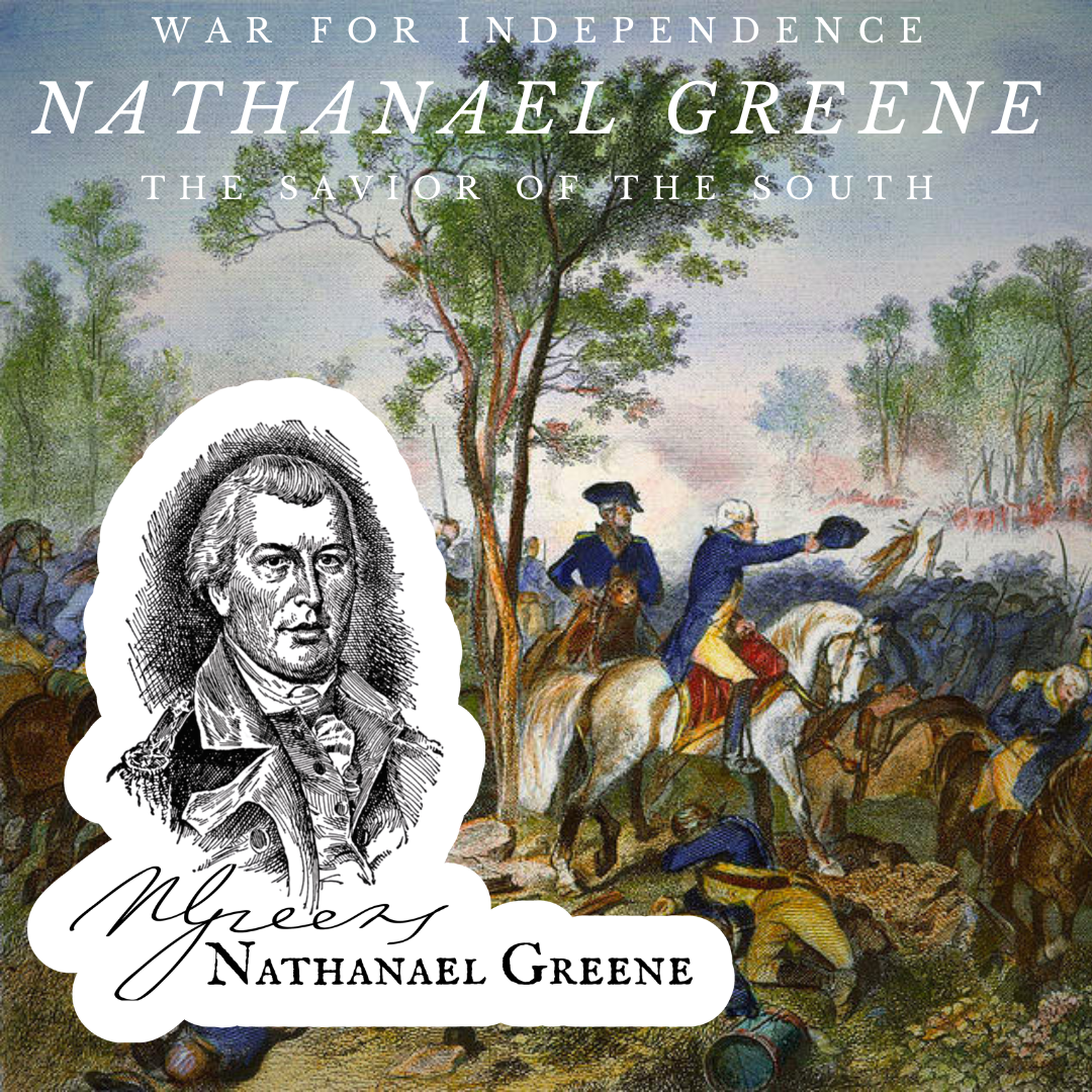"The Savior of the South" Nathanael Greene Stickers