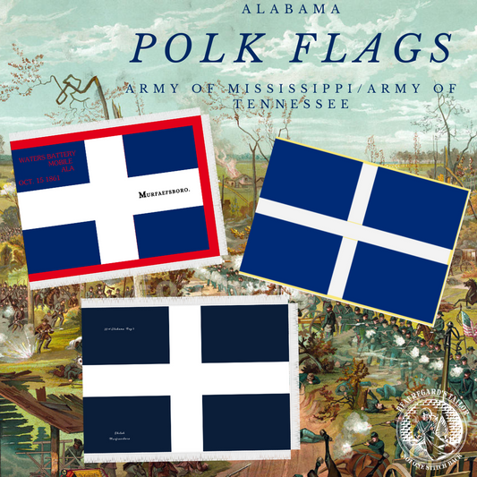 "Polk Alabama Flag" Sticker Set