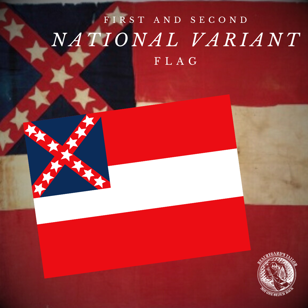 Trans-Mississippi 2nd National Flag Variant Stickers/Magnet ...