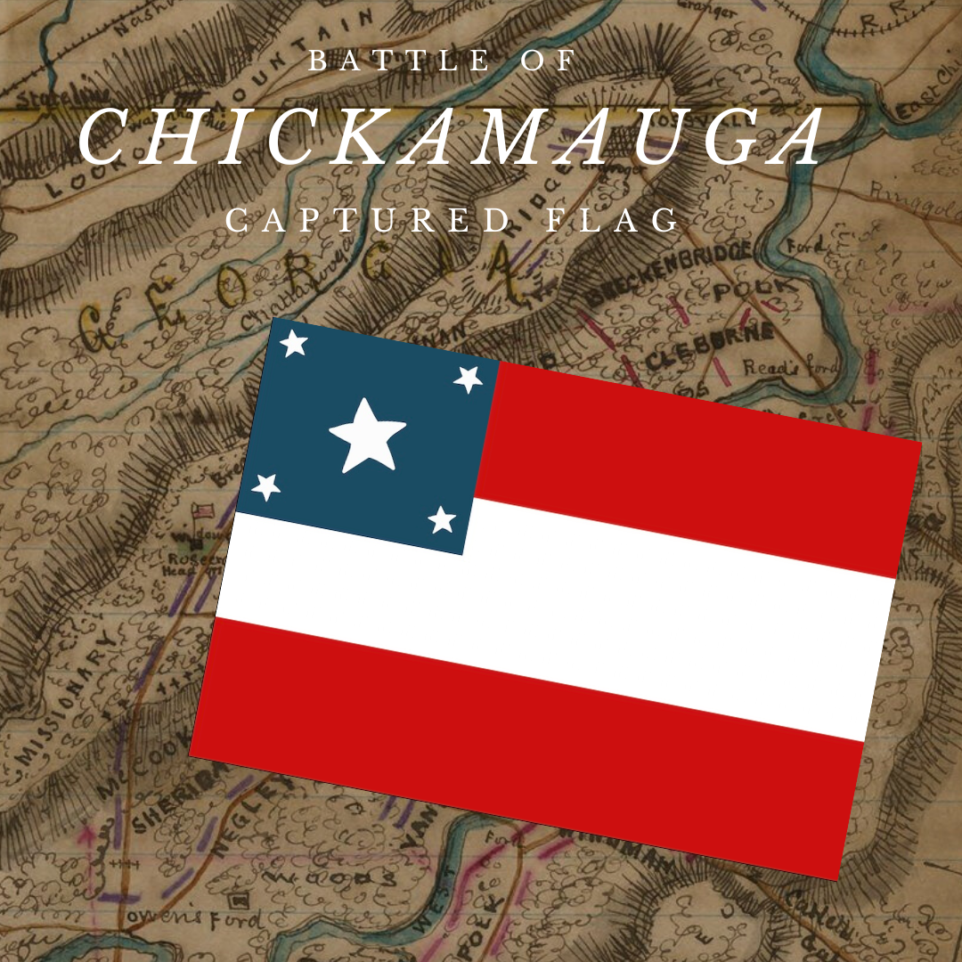 "Chickamauga" 1st National Flag Stickers/Magnets