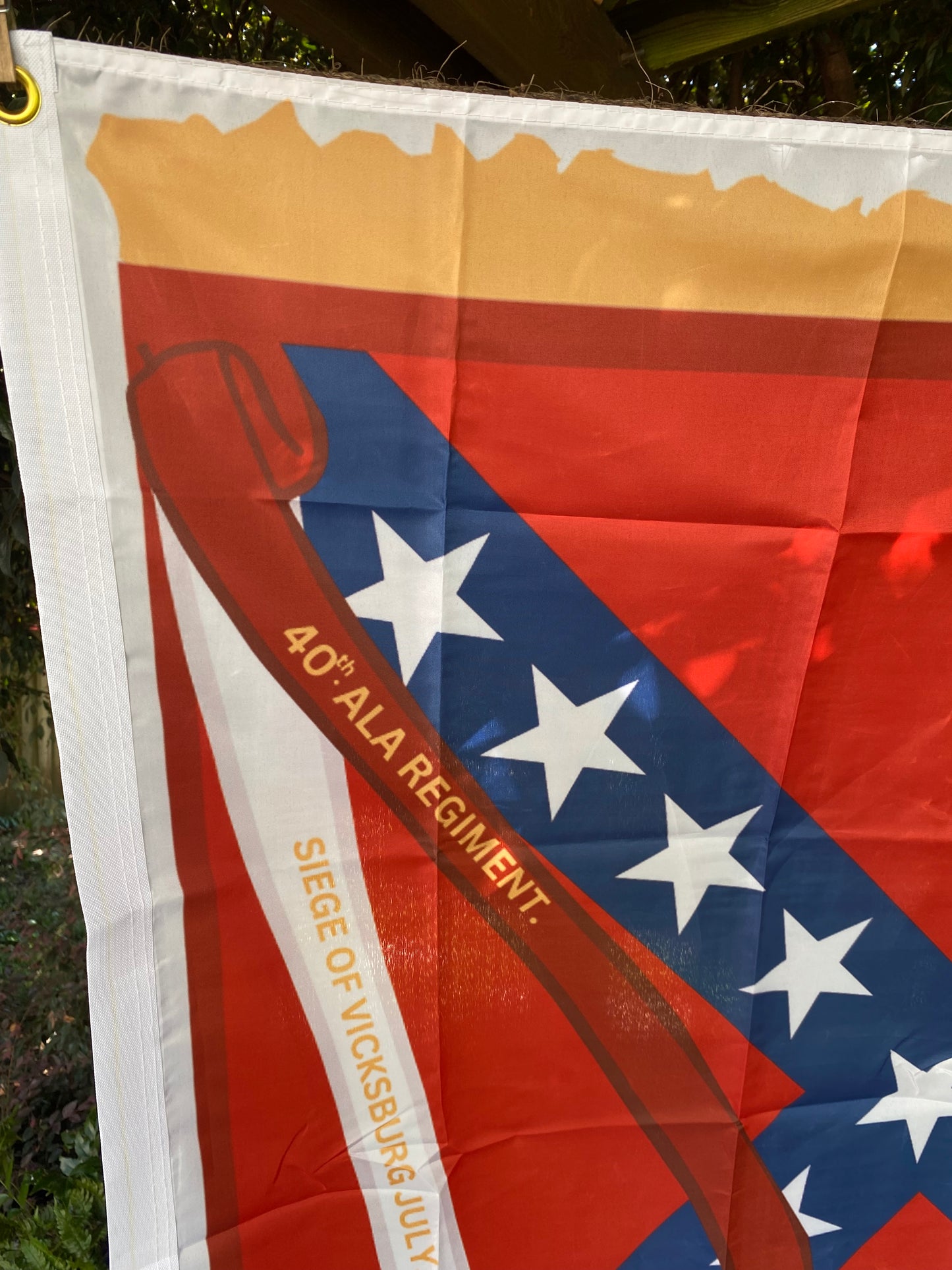 40th Alabama Infantry House Flag