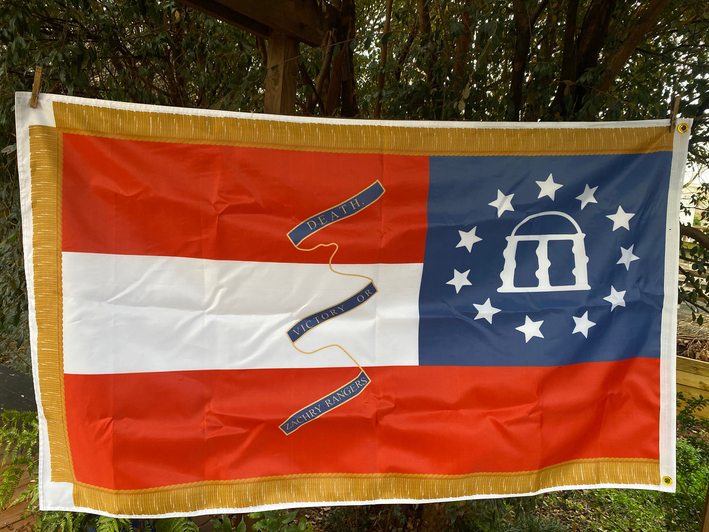 27th Georgia Infantry 1st National House Flag