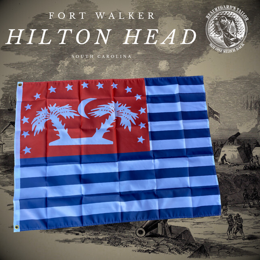 Fort Walker Hilton Head, Island House Flag