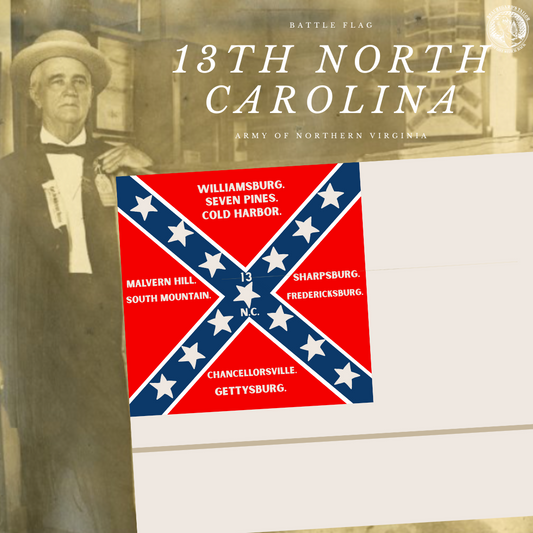 13th North Carolina Infantry 2nd National House Flag