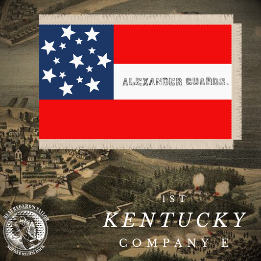 "Alexander Guards" 1st Kentucky Battalion - Company E Flag