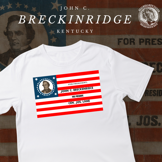 John C. Breckinridge 1860 Campaign Flag Shirt